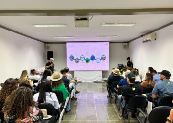 Jalles recebe visita de influenciadores