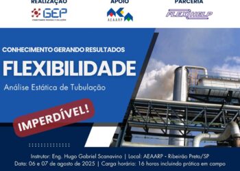 GEP promove curso de Flexibilidade em Tubulações com prática em campo em Ribeirão Preto