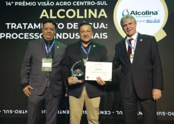 Alcolina vence o 14º Prêmio Visão Agro Centro-Sul na categoria “Tratamento de Água: Processos Industriais”
