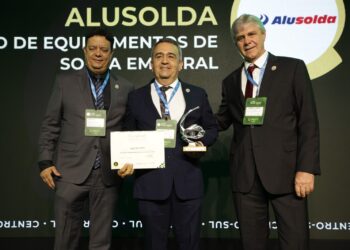 Primeiro lugar na categoria “Locação de Equipamentos de Solda em Geral”, Alusolda vence o 14º Prêmio Visão Agro Centro-Sul