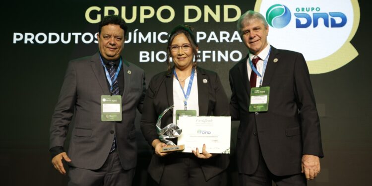 Grupo DND vence o 14º Prêmio Visão Agro Centro-Sul na categoria “Produtos Químicos para Biorrefino”