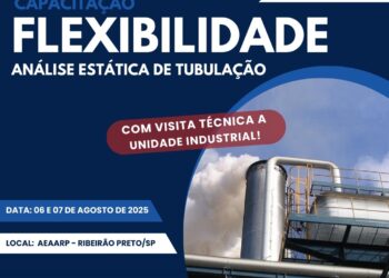 Ribeirão Preto recebe curso sobre análise de tubulações nos dias 6 e 7 de agosto