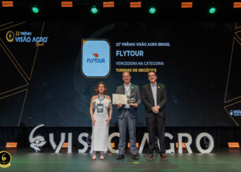 Flytour é destaque no 22º Prêmio Visão Agro Brasil na categoria Turismo de Negócios