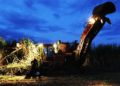 Colheita noturna mantém ritmo das usinas de cana-de-açúcar