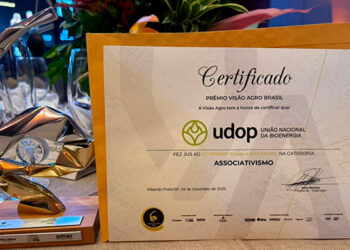 UDOP é destaque nacional no Prêmio Visão Agro Brasil 2025