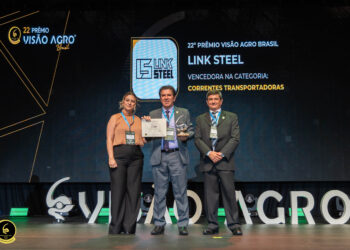 Link Steel é destaque no 22º Prêmio Visão Agro Brasil na categoria Correntes Transportadoras