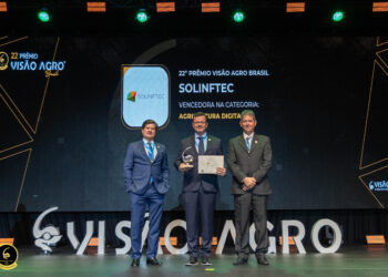 Solinftec vence como líder em Agricultura Digital no 22º Prêmio Visão Agro Brasil