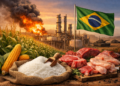 Conflito no Irã expõe vulnerabilidade de milho, açúcar e carnes do Brasil, diz consultoria