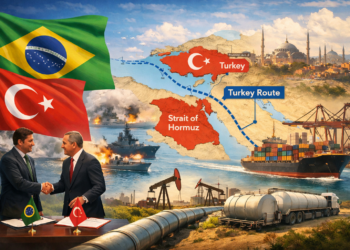 Brasil firma acordo com Turquia para garantir rota alternativa ao Estreito de Ormuz