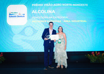 Alcolina é laureada no Prêmio Visão Agro Norte-Nordeste na categoria “Melhores Empresas” da área industrial