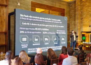 Cada R$ 1 produzido no campo movimenta R$ 4,30 em toda a cadeia do agro paulista, afirmou o secretário de agricultura de São Paulo