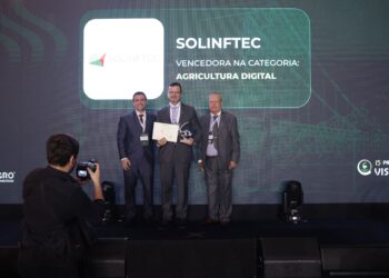 Solinftec conquista Prêmio Visão Agro Centro-Sul na categoria Agricultura Digital