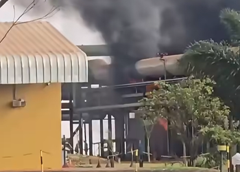 Incêndio atinge Usina Bom Sucesso em Goiatuba, veja vídeo