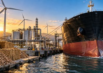 China transforma vento e biomassa em combustível para navios e envio primeiro lote de fábrica projetada para 1,45 milhão de toneladas por ano
