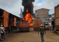 Incêndio atinge Usina JB em Pernambuco, veja vídeo